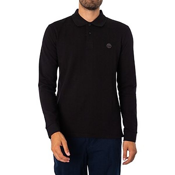Timberland  Poloshirt Langärmliges Poloshirt mit Slim Fit und Logostickerei günstig online kaufen
