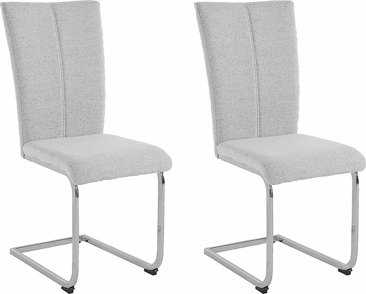 Home affaire Freischwinger "Alex" (Set) 2 Stk. Webstoff Stuhl belastbar bis günstig online kaufen