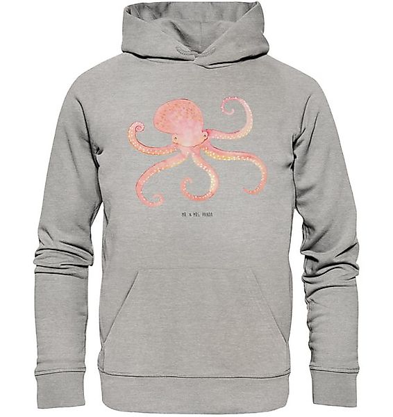 Mr. & Mrs. Panda Hoodie Tintenfisch Größe XXL - Heather Grey - Geschenk, Ho günstig online kaufen
