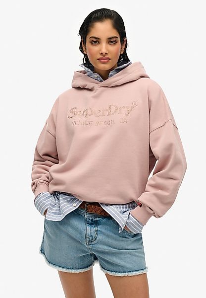Superdry Kapuzensweatshirt "VENUE METALLIC RELAXED HOOD" günstig online kaufen