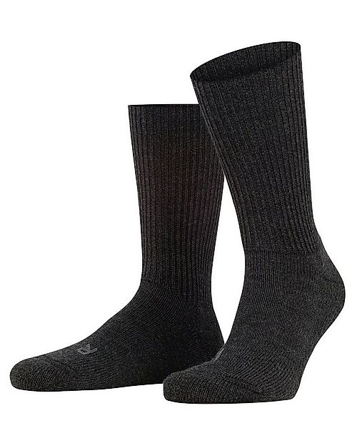 FALKE Wandersocken Crew Walkie Ergo (Trekking, Merinowolle) anthrazitgrau - günstig online kaufen
