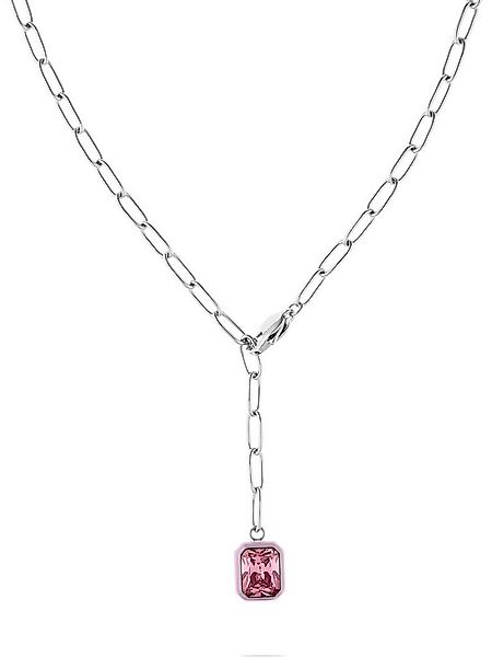 Esprit Edelstahlkette ESPRIT Damen-Kette Edelstahl, Farbstein 1 Zirkon günstig online kaufen