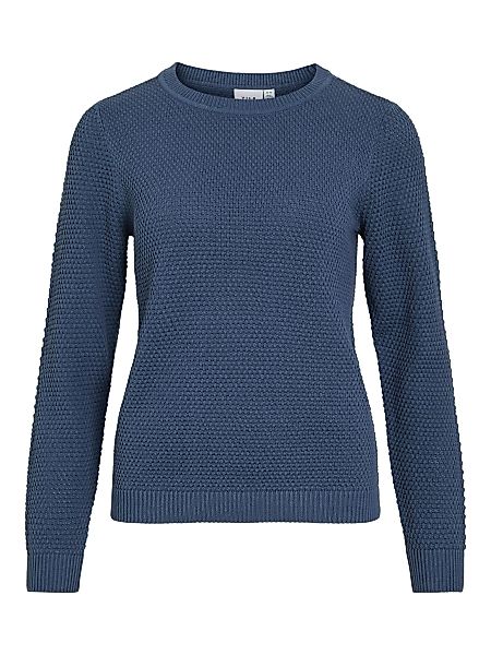 Vila Strickpullover Struktur Strickpullover Kuscheliger Design günstig online kaufen