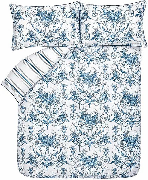 LAURA ASHLEY Bettwäsche »Tuileries Midnight« 3 tlg. tlg. günstig online kaufen