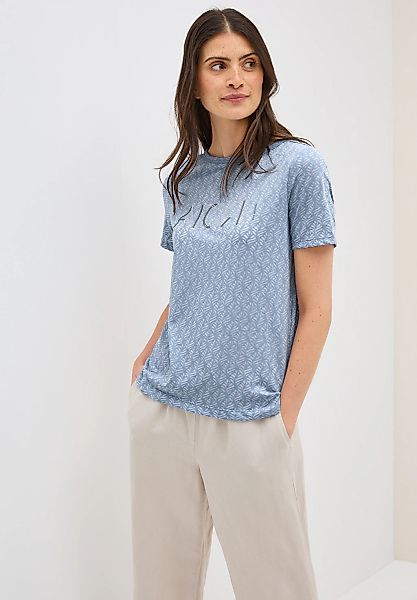 Cecil T-Shirt mit Burnout-Optik günstig online kaufen