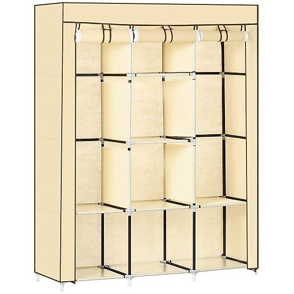 HOMCOM Stoffschrank Faltschrank, Faltbare Garderobe aus günstig online kaufen