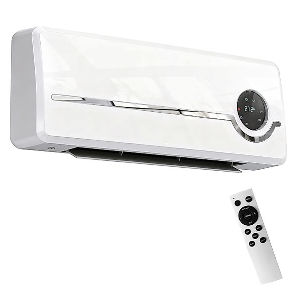 HOMCOM Heizlüfter zur Wandmontage 2000W Keramik-Wandheizung mit Ventilator, günstig online kaufen