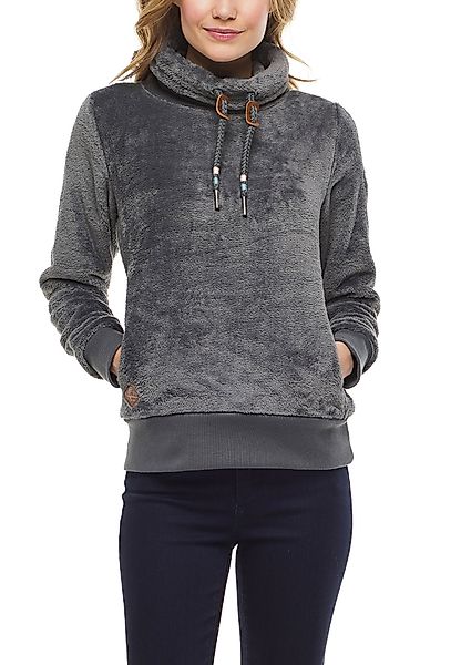 Ragwear Sweater Damen MENNY 2121-30012 Dark Grey 3003 Dunkelgrau günstig online kaufen