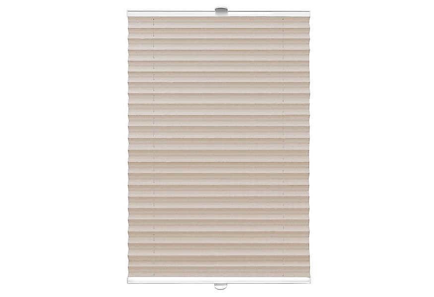 DomDeco Plissee "Natural", Beige, 50x120 cm Klemmfix, Plissee ohne Bohren, günstig online kaufen