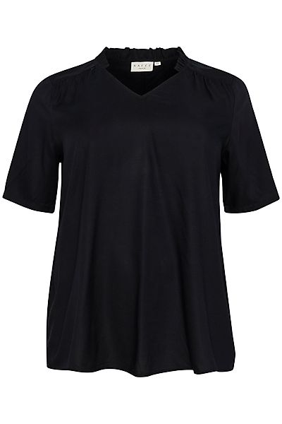 KAFFE Curve Kurzarmbluse Kurzarm-Bluse KCtine Große günstig online kaufen