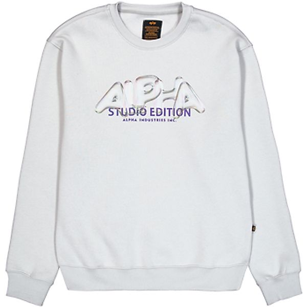 Alpha Industries  Sweatshirt Studio Edition Vibe Crewneck - pastel grey günstig online kaufen