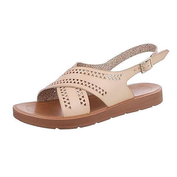 Ital-Design Damen Freizeit Riemchensandalette (86706876) Keilabsatz/Wedge günstig online kaufen