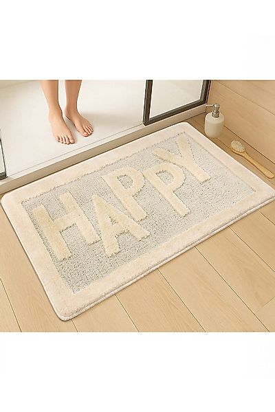 Rugium Badematte Happy Badematte, Badematte, bedruckter günstig online kaufen