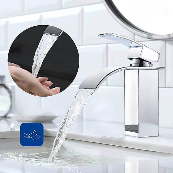 CECIPA MAX Waschtischarmatur Wasserhahn Bad Wasserfall günstig online kaufen
