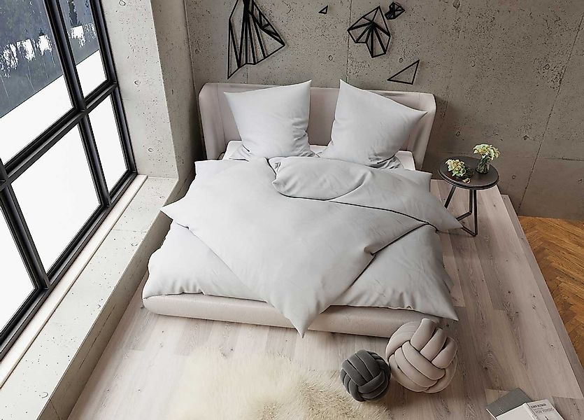 BETTWAESCHE-MIT-STIL Bettwäsche TENCEL™ Lyocell Bettwäsche uni günstig online kaufen