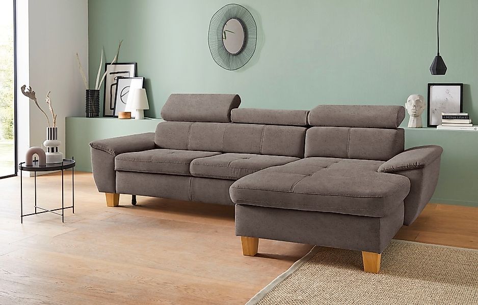 exxpo - sofa fashion Ecksofa "Enya, aufwendige Detailverarbeitung, hoher Si günstig online kaufen