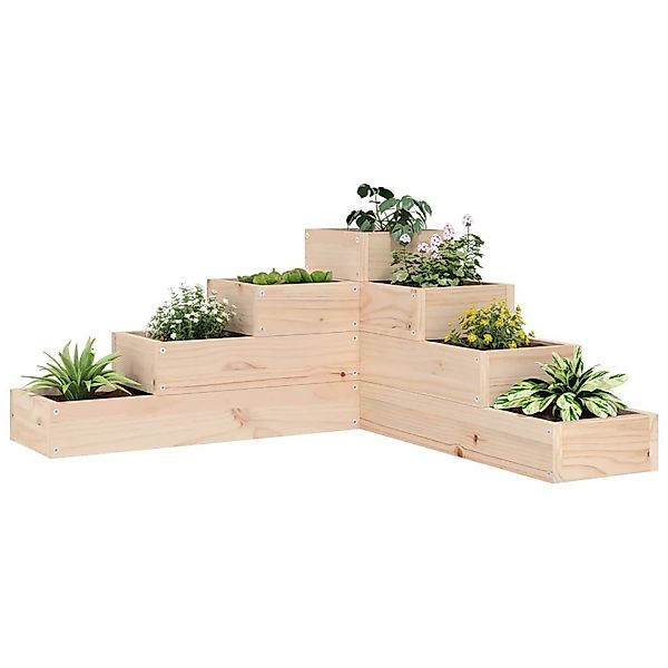 vidaXL Hochbeet Pflanzentreppe 4 Stufen 80,5x79x36 günstig online kaufen