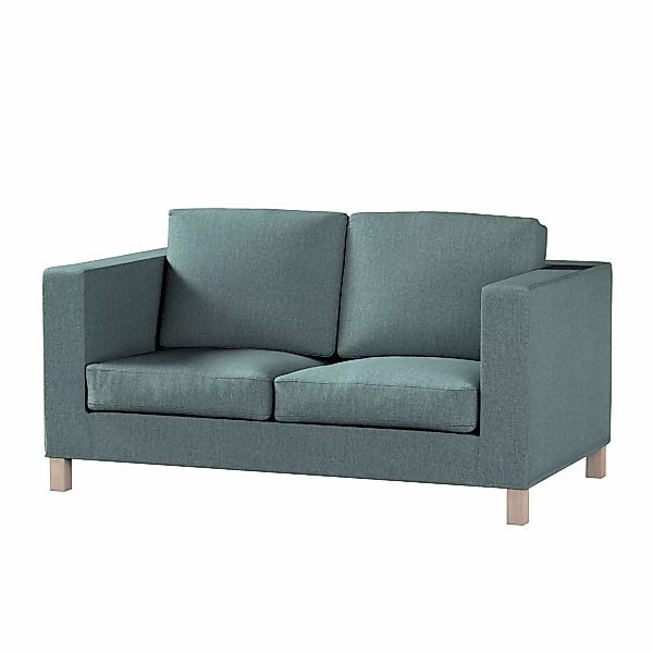 Bezug für Karlanda 2-Sitzer Sofa nicht ausklappbar, kurz, grau- blau, 60cm günstig online kaufen