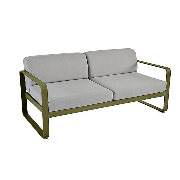 Bellevie Lounge-Sofa 2-Sitzer D3 Pesto 79 Flanellgrau günstig online kaufen