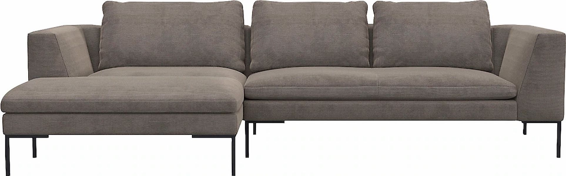 FLEXLUX Ecksofa "Loano, toller Sitzkomfort, L-Form", modernes Sofa, frei im günstig online kaufen