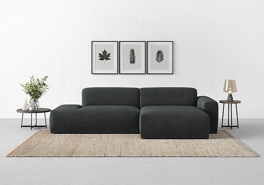 TRENDMANUFAKTUR Ecksofa Braga, aus 2 Teilen, moderner Cord-Stoff günstig online kaufen