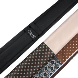 GASSANI Krawatte Herren-Krawatte Rips Fine Karo, günstig online kaufen