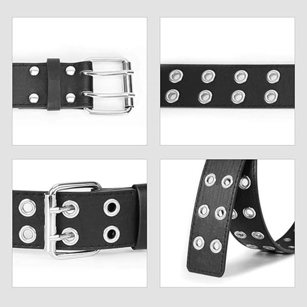 MODFU Nietengürtel Ledergürtel PU Gürtel Ösengürtel günstig online kaufen