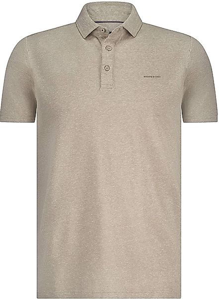 State of Art Poloshirt Piqué Melange Beige - Größe L günstig online kaufen