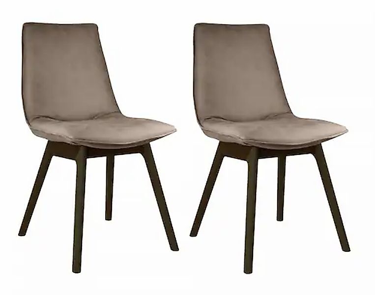 andas Esszimmerstuhl »Ramon« (Set) 2 Stk. Microfaser mit Massivholzbeinen, günstig online kaufen