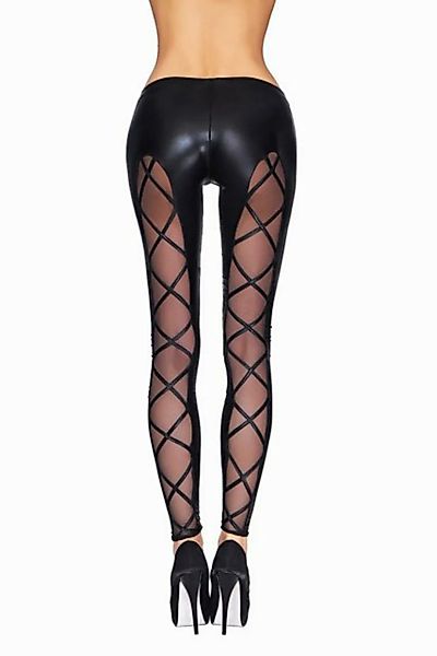 7Heaven Leggings 7Heaven Schwarze Wetlook Leggings Camiri - (L,M,S,XL) günstig online kaufen