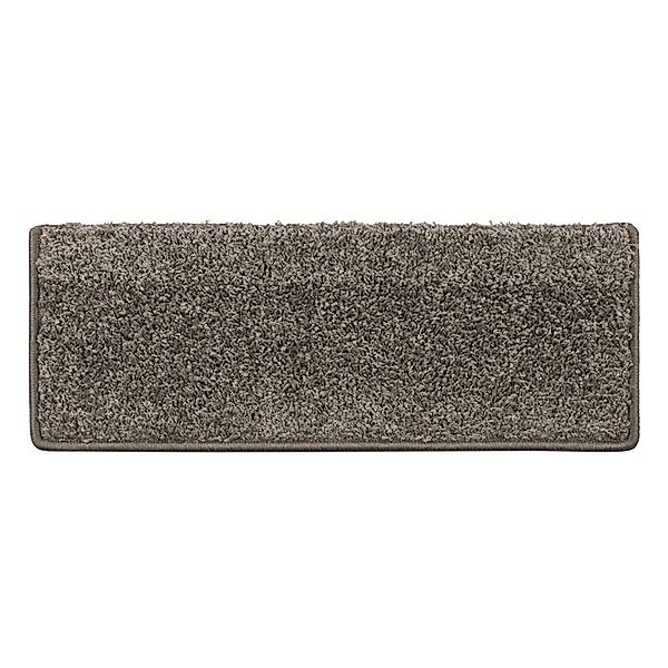 KARAT Shaggy Stufenmatte Sphinx Hochflor Grau 23,5 x 65 cm Rechteckig günstig online kaufen