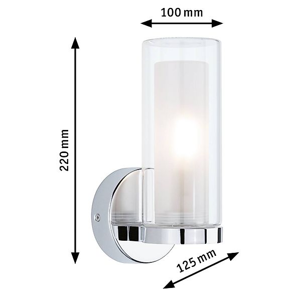 Paulmann Wandleuchte »Selection Bathroom Luena« IP44 spritzwassergeschützt, günstig online kaufen