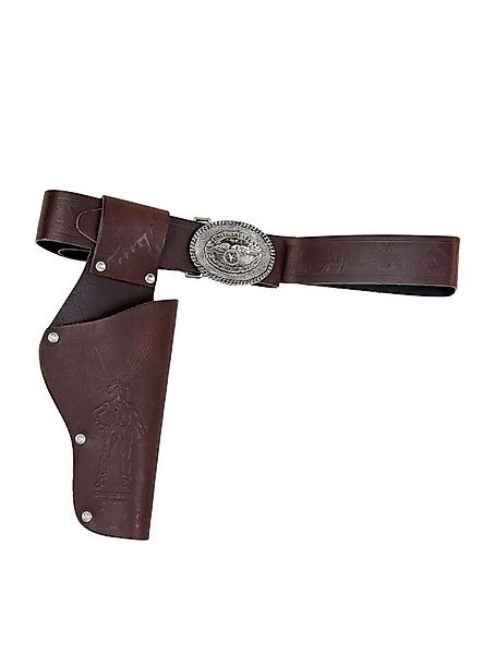 Metamorph Cowboy-Kostüm Western Pistolengürtel braun, Brauner Coltgürtel mi günstig online kaufen