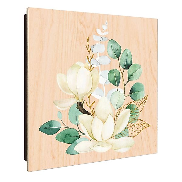 Banjado Großer Schlüsselkasten Holz 30x30cm Schwarz Scharnier Links 50 Hake günstig online kaufen