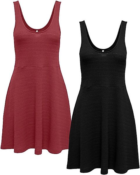 ONLY Sommerkleid (Spar Set) mit breiten Trägern im Doppelpack günstig online kaufen