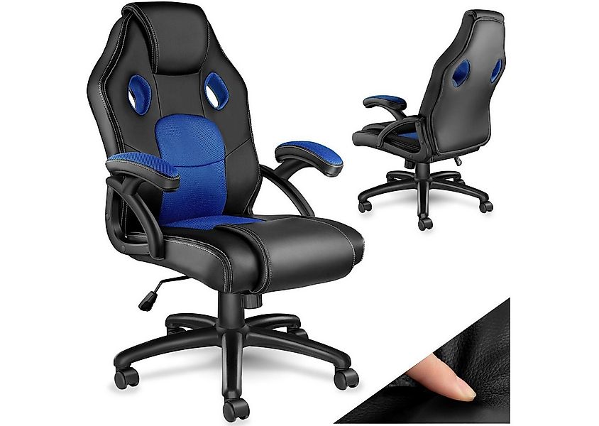 tectake Gaming-Stuhl Bürostuhl (Set, 1 St), Textileinlagen gegen Schwitzen günstig online kaufen