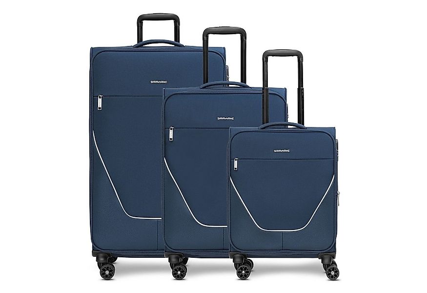 Stratic Trolleyset taska, 4 Rollen, (3-teilig, 3 tlg), Polyester günstig online kaufen