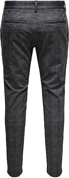 Only & Sons Herren Chino Hose ONSMARK SLIM CHECK 9887 - Slim Fit günstig online kaufen