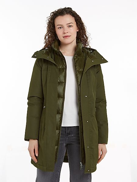 Tommy Hilfiger Parka mit Kapuze mit Logoprägung günstig online kaufen