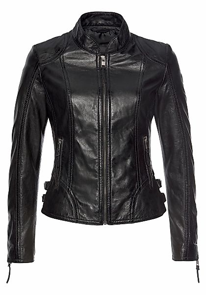 ALPENBLITZ Lederjacke "Athen", aus weichem Lammnappaleder, figurbetonter Sc günstig online kaufen