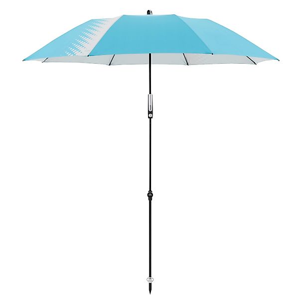 Doppler Marktschirm Expert Ø 156 cm Blau mit Knickfunktion günstig online kaufen