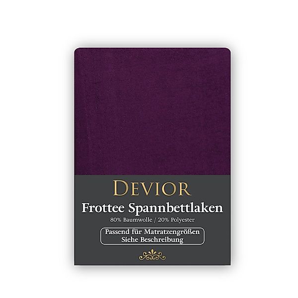 Devior Spannbettlaken Frottee 80% Baumwolle 20% günstig online kaufen