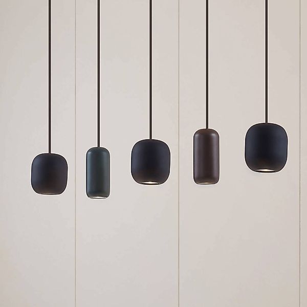 Lucande Hängeleuchte Narion, schwarz/bunt, 5-flammig günstig online kaufen