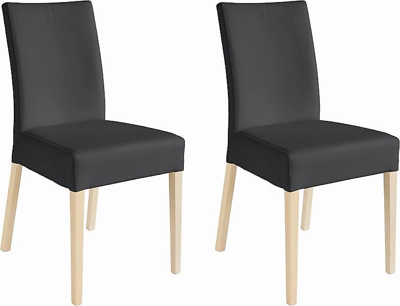 Home affaire 4-Fußstuhl "Umag" (Set) 2 Stk.Sitz und Rücken gepolstert günstig online kaufen