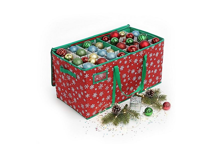relaxdays Aufbewahrungsbox Weihnachtskugel Aufbewahrungsbox, A günstig online kaufen