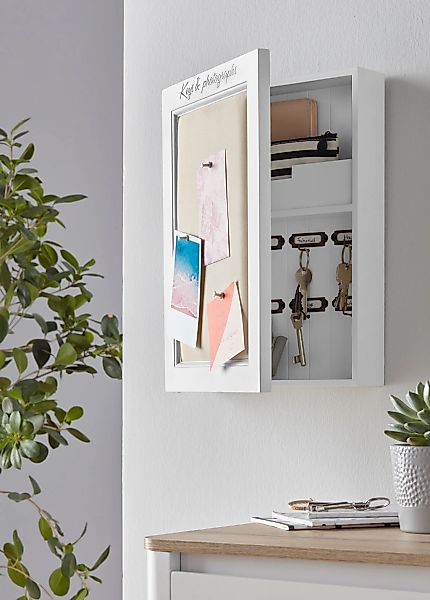 Home affaire Schlüsselkasten, mit Leinenkissen zum günstig online kaufen