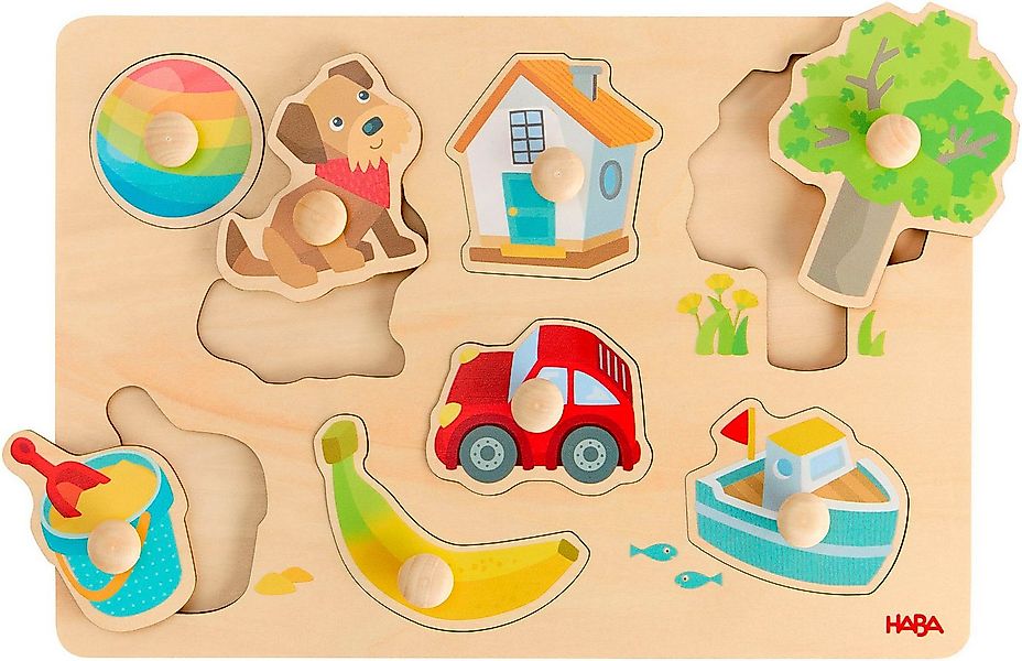 Haba Steckpuzzle Erste Wörter, Puzzleteile günstig online kaufen