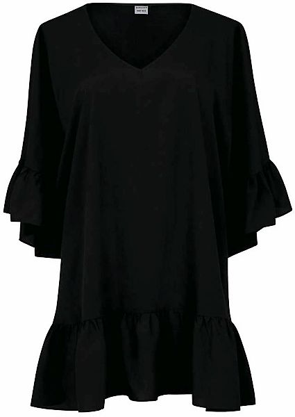Rosa Faia Strandkleid "Akalani" kurz, weich, Oversize Kleid, Cover-Up, V-Au günstig online kaufen