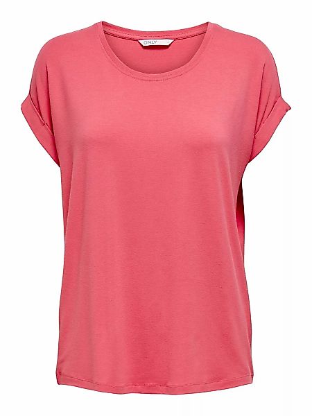 Only Tshirt Damen Bluse Top ONLMOSTER 2er Pack Regular Fit günstig online kaufen