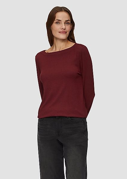 s.Oliver Langarmshirt T-Shirt Weiches Longsleeve aus Jerseystrick günstig online kaufen